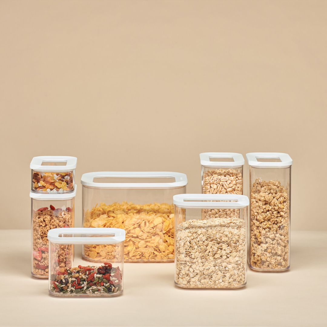 Clear Kitchen Storage Canister - 1250Ml - Not A Boring Box