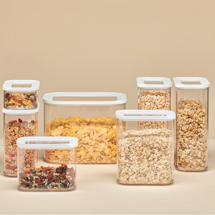 Clear Kitchen Storage Canister - 1250Ml - Not A Boring Box
