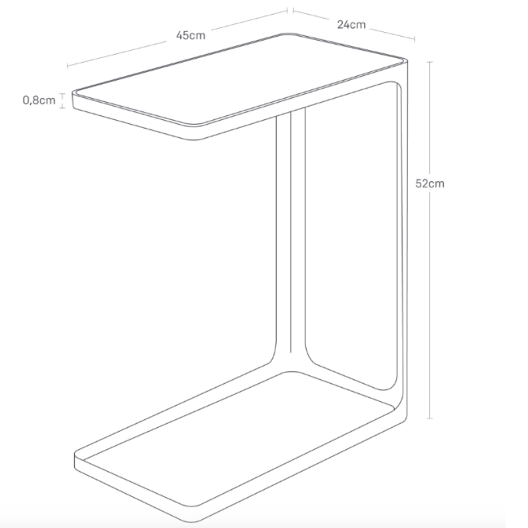 Over-Sofa Side Table