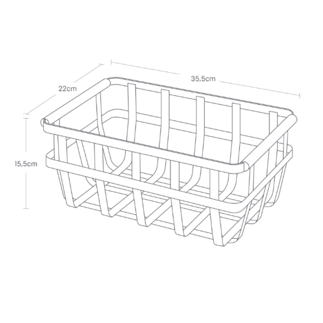 Scandi Kitchen Storage Basket