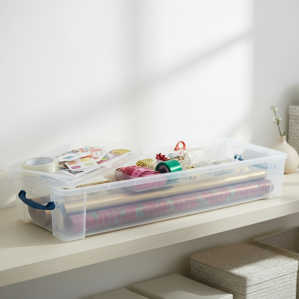 Wrapping Paper Storage Box - Not A Boring Box