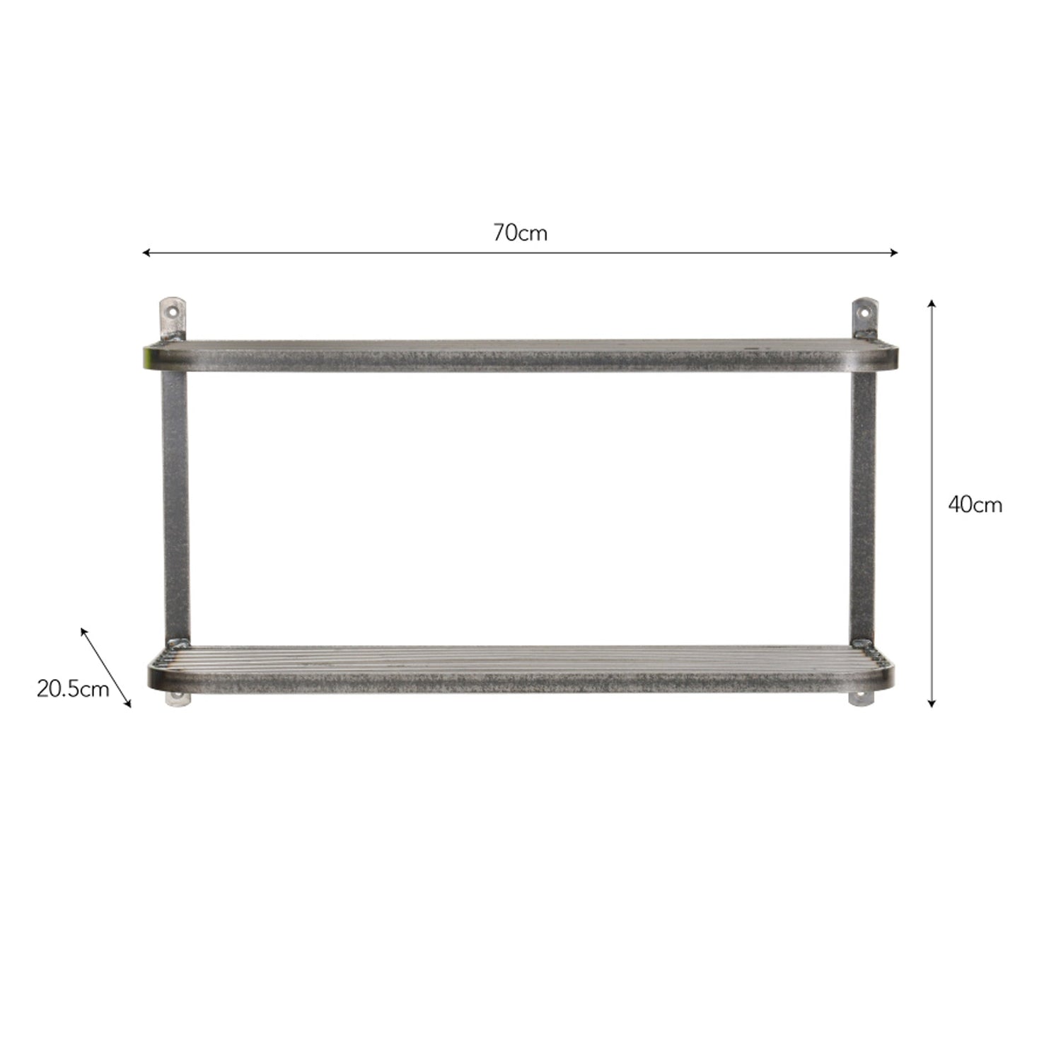 Farringdon Double Wall Shelf