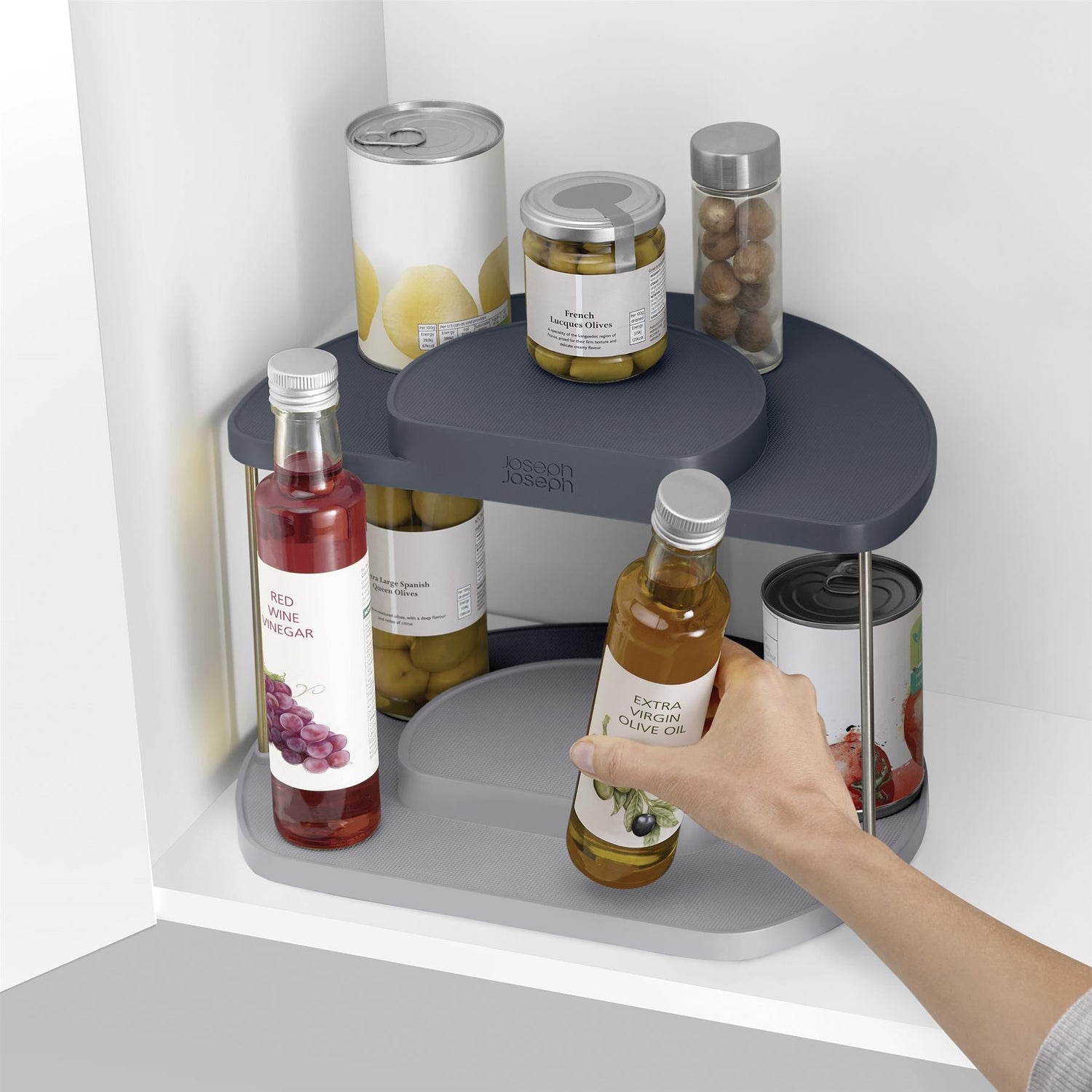 CupboardStore 2 Tier Rotating Organiser - Not A Boring Box APFE