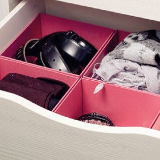 Fibreboard Drawer Organisers - Square - Not A Boring Box APFE