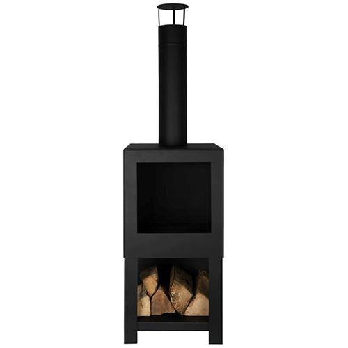 Garden Heater with Wood Store - Not A Boring Box