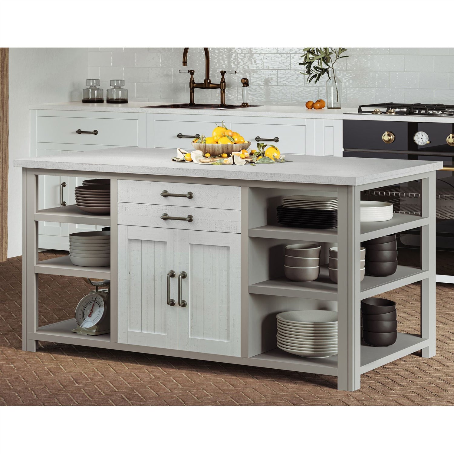Kitchen Island - Greystone
