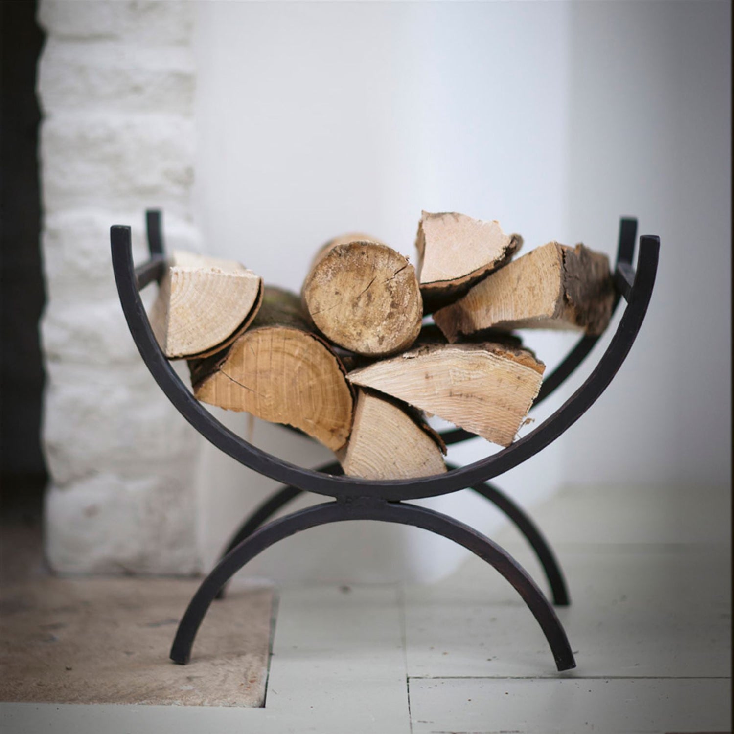 Wrought Iron Log Holder