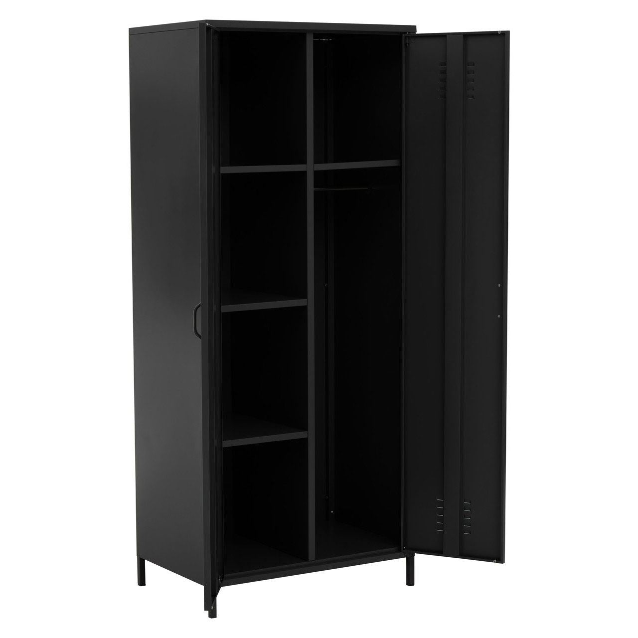 Two Door Retro Locker Wardrobe - Twin - Not A Boring Box