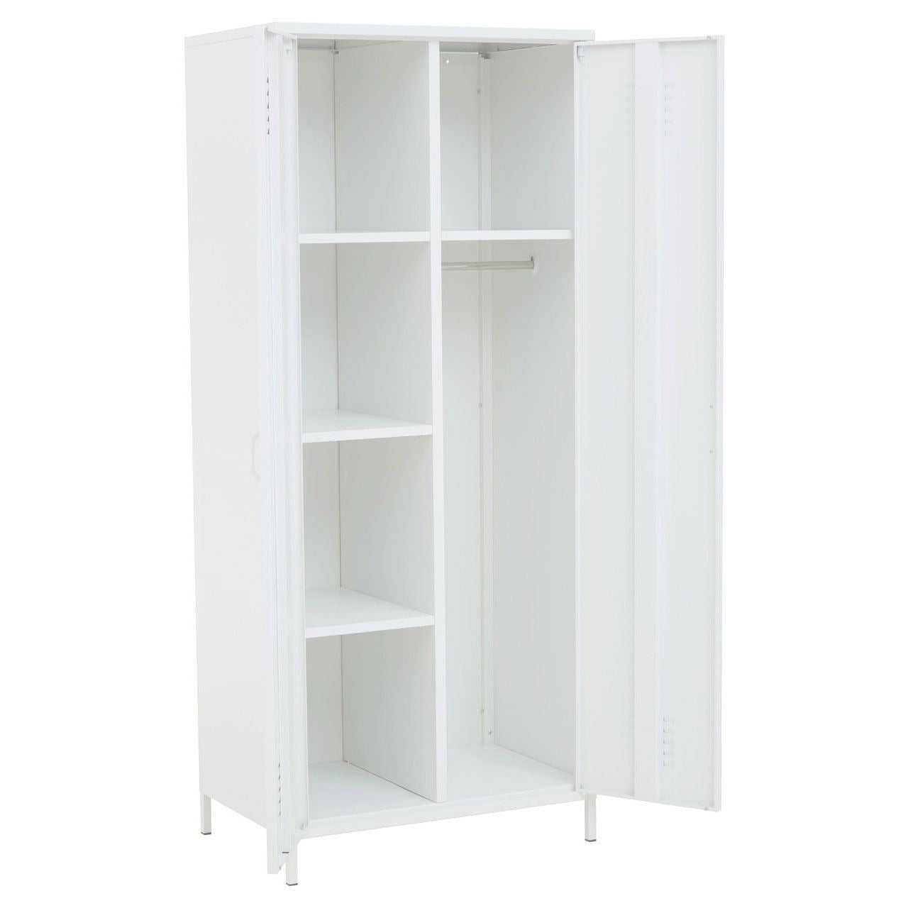 Two Door Retro Locker Wardrobe - Twin - Not A Boring Box