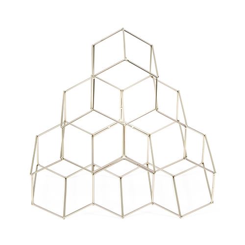 Hexagon 6 Bottle Wine Rack - Not A Boring Box