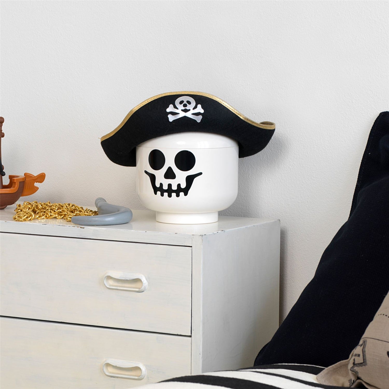 Giant Lego Storage Head - Small Skeleton