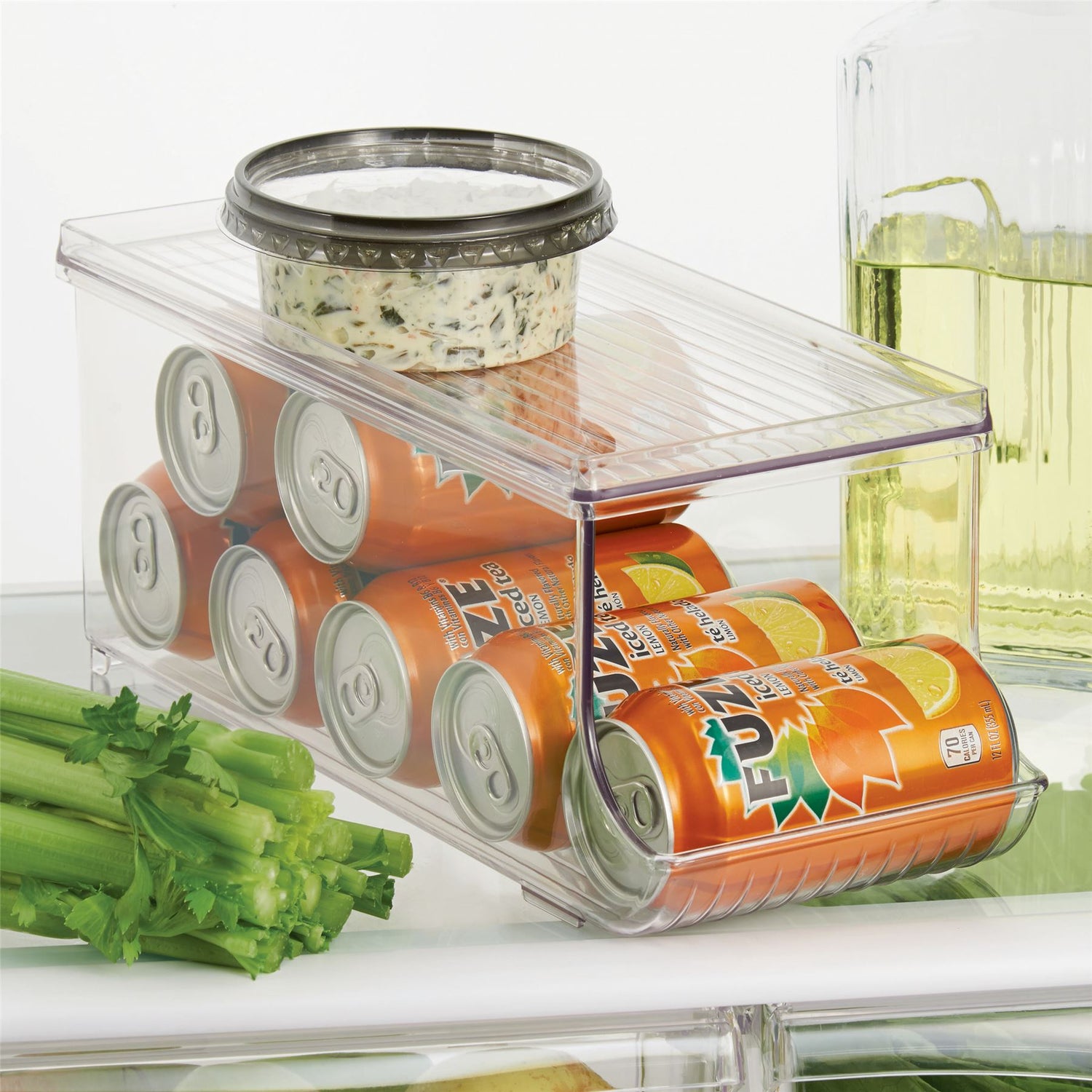 Drinks Can Store with Lid - Fridge Binz - Not A Boring Box APFE