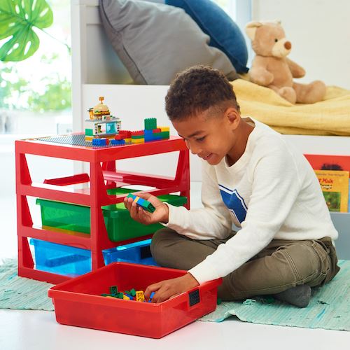 LEGO 3 Drawer Storage Rack - Not A Boring Box