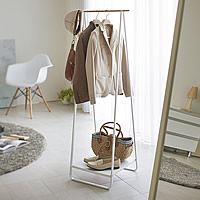 Slimline Coat Stand with Shelf - Scandi