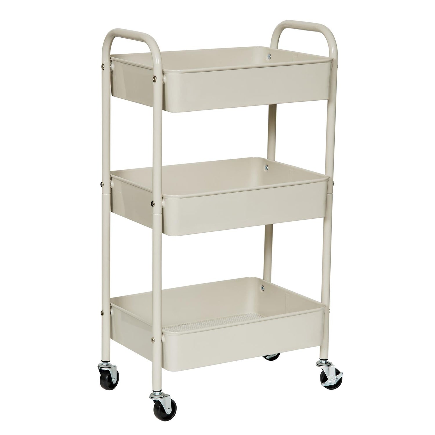 3 Tier Storage Trolley With Castors - Not A Boring Box