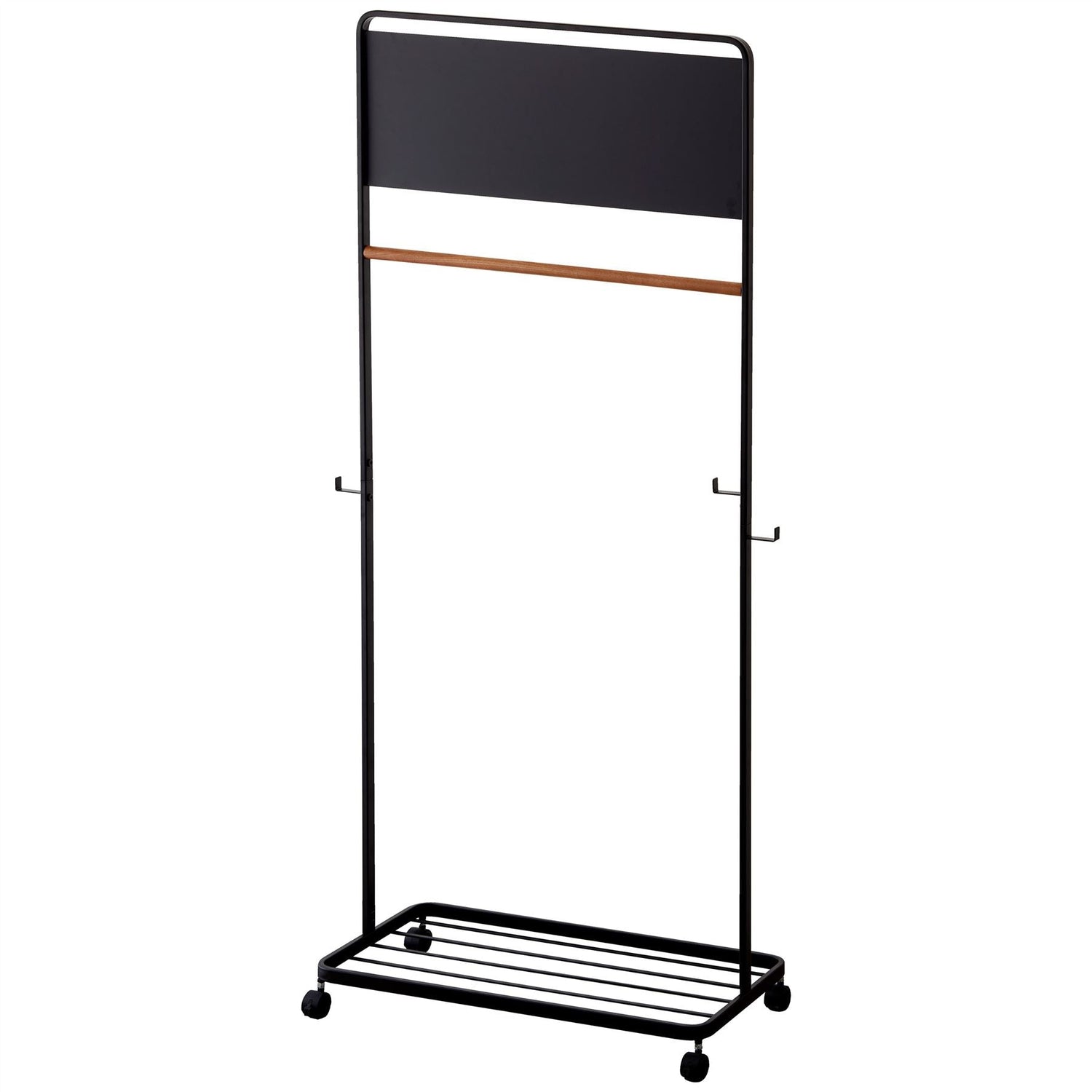 Portable Clothes Rail with Shelf and Panel - Not A Boring Box