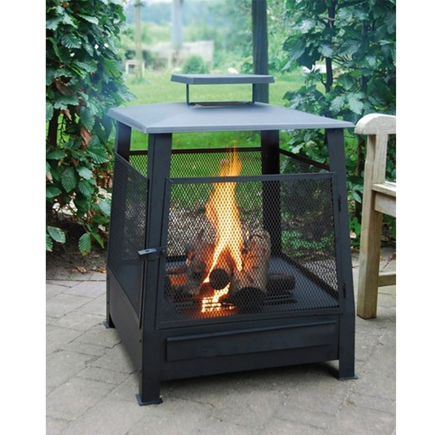 Square Fire Basket