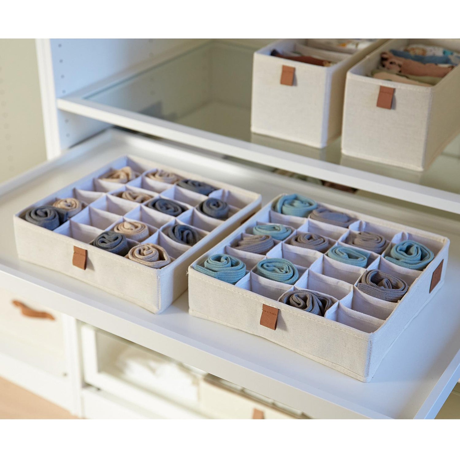 24 Compartment Drawer Organiser - Set of 2 - Not A Boring Box APFE