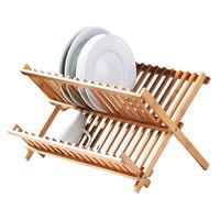 Bamboo Plate Rack