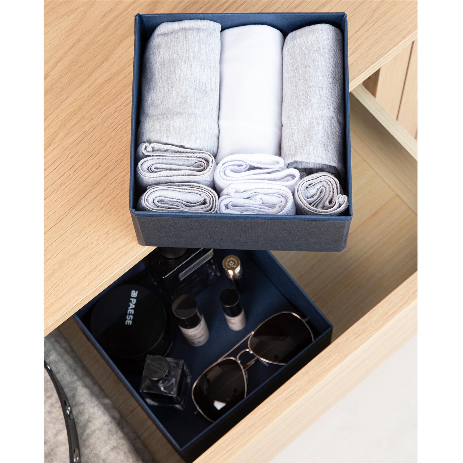 Fibreboard Drawer Organisers - Square - Not A Boring Box APFE