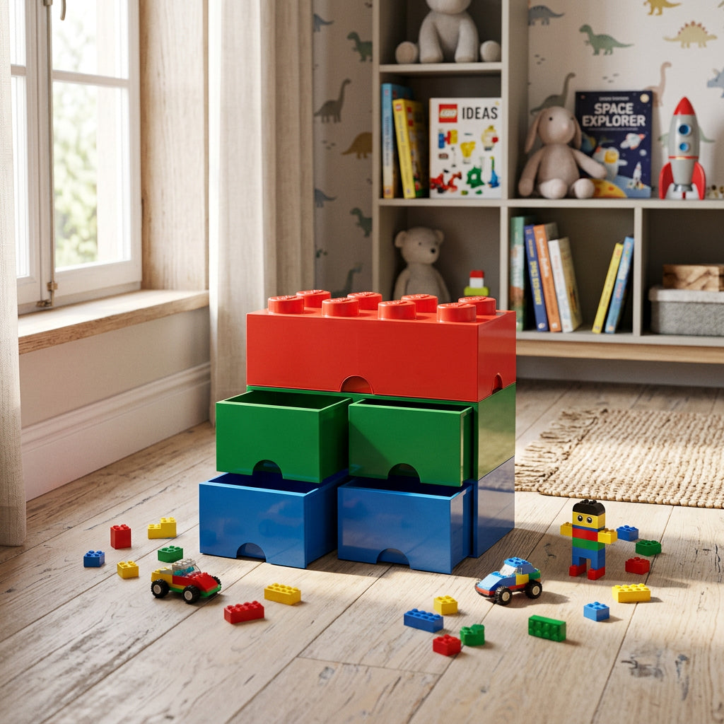 Giant Lego Storage Blocks - Drawers & Brick Bundle