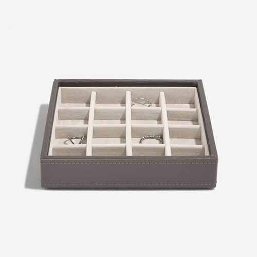Stackers 'Criss-Cross' Charm Jewellery Storage Box - Not A Boring Box