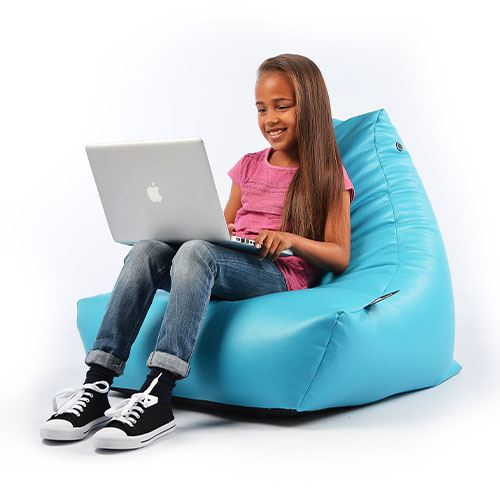 Mini-B Kids Beanbag Chair - Indoor - Not A Boring Box