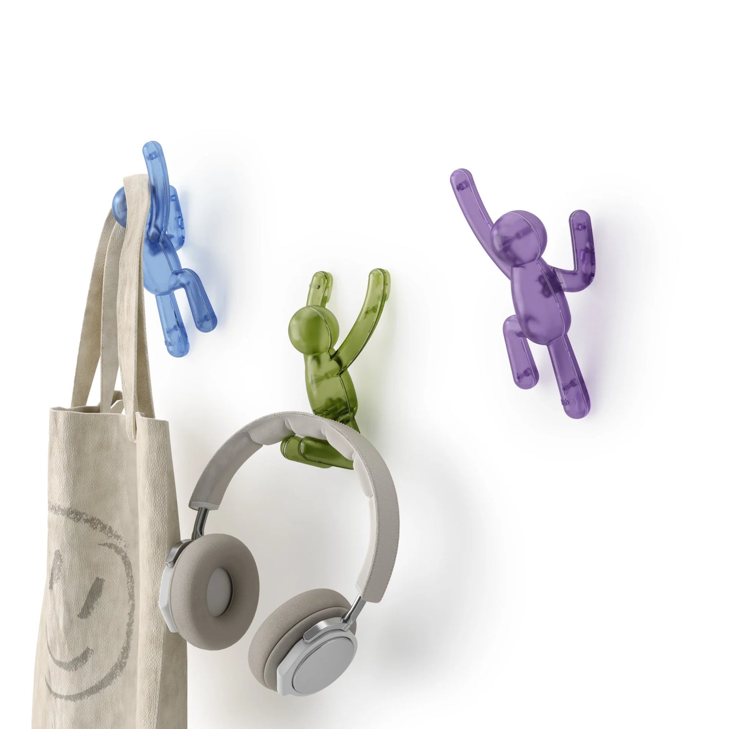Umbra Buddy Wall Hooks (Set of 3) – Colourful Coat Hooks