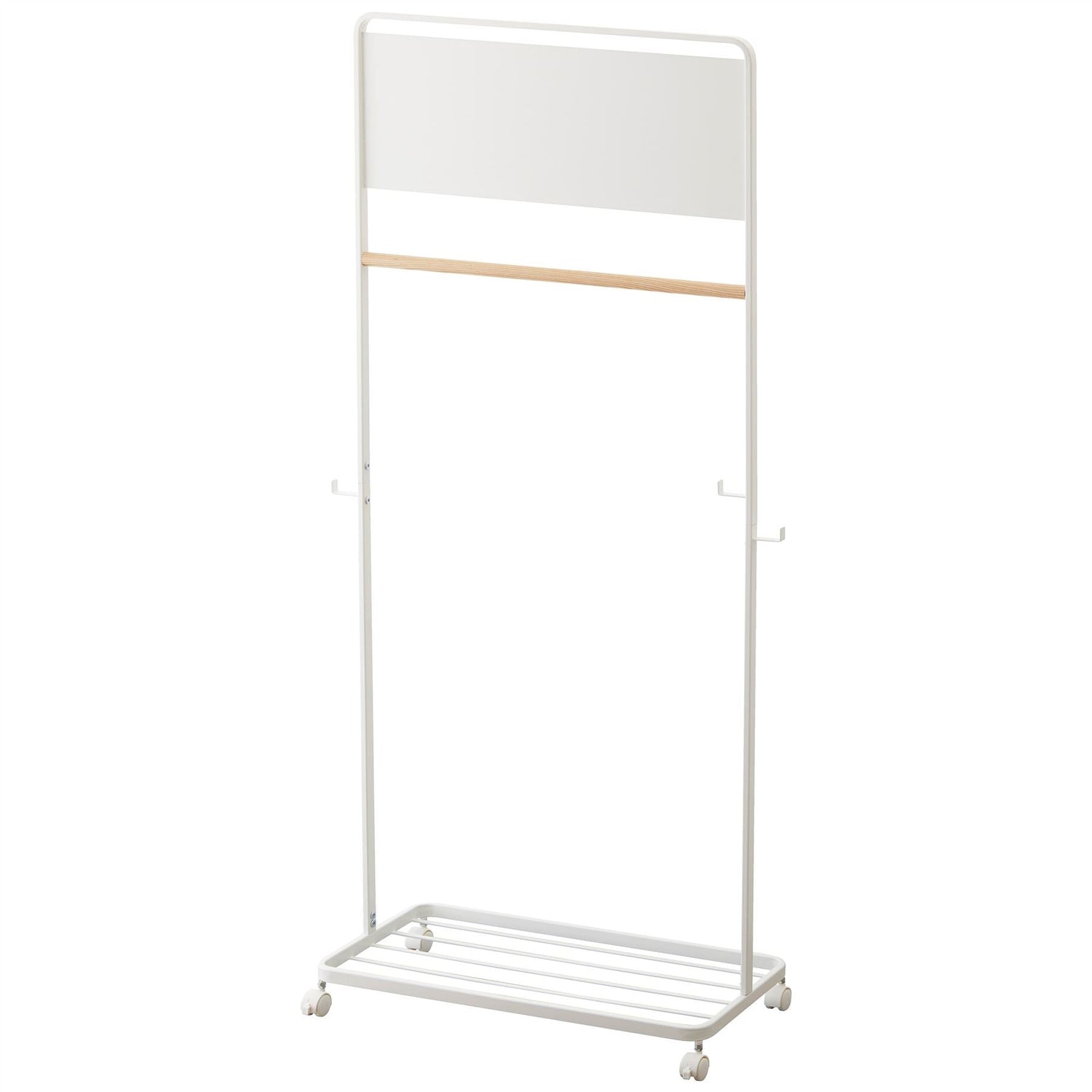 Portable Clothes Rail with Shelf and Panel - Not A Boring Box