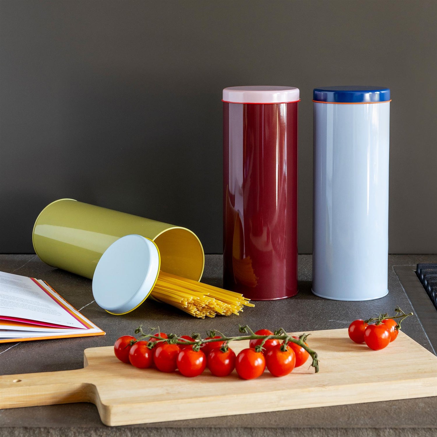 Loni Cylindrical Storage Tins - Set Of 3 - Not A Boring Box