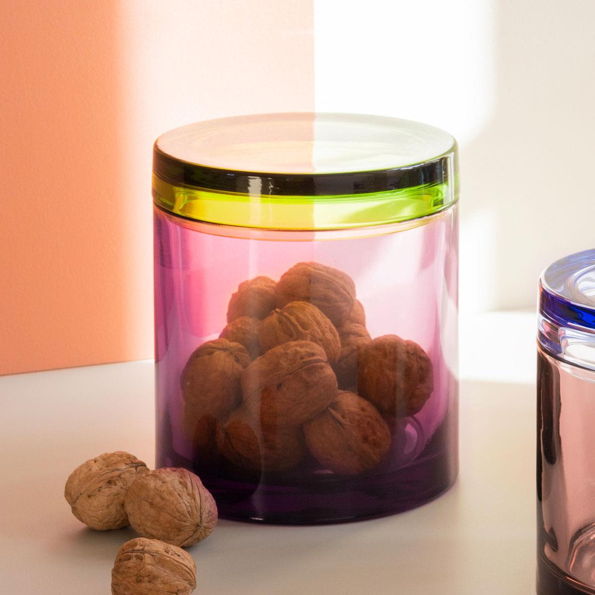 Medium Lidded Glass Storage Jar - Not A Boring Box APFE