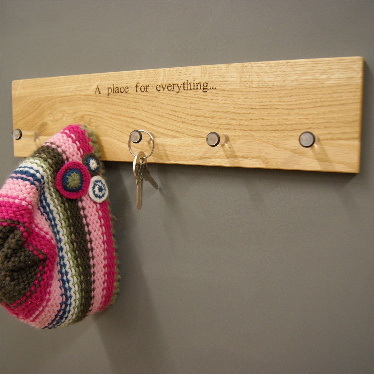 Oak Coat Rack - A Place For Everything