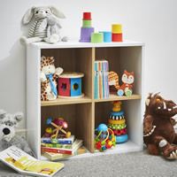 Quad Cube Toy Shelving Unit