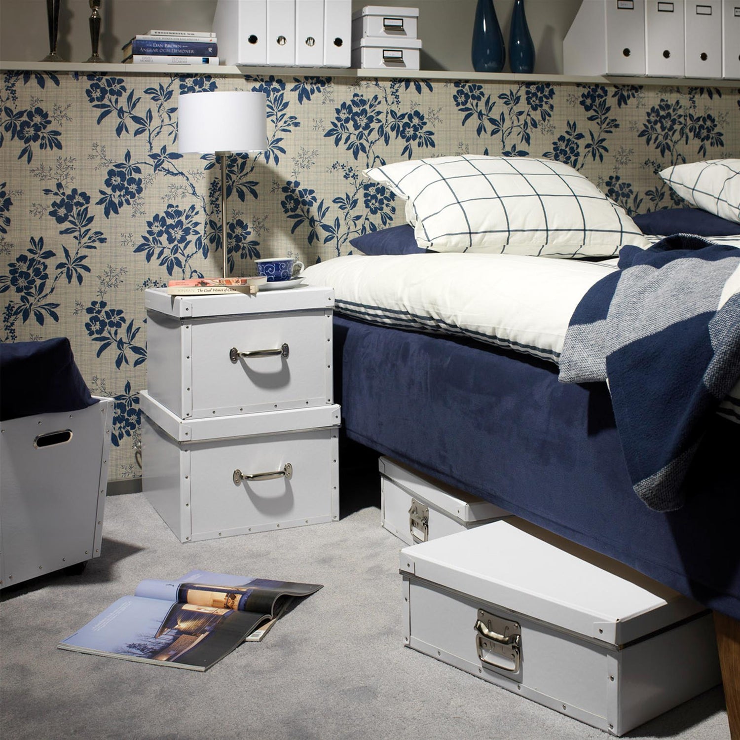 Set Of 4 Underbed Boxes - Not A Boring Box