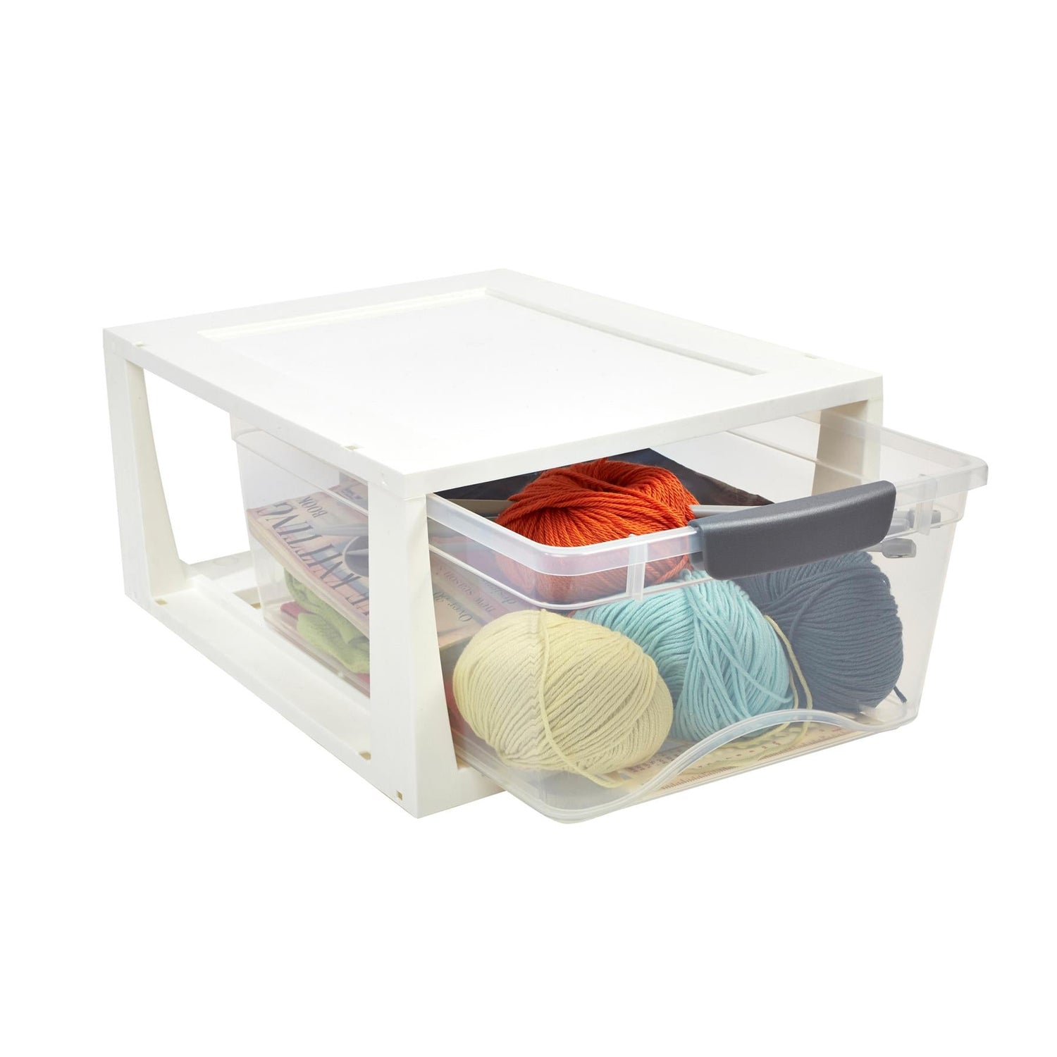Stacking Craft Storage Drawer - Not A Boring Box