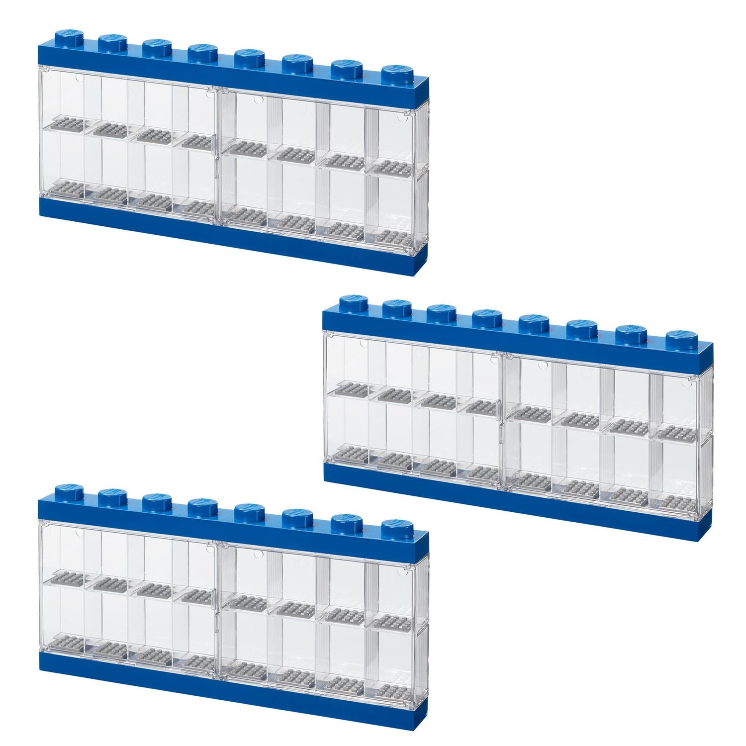 3 x Large LEGO Minifigure Display Cases - Not A Boring Box