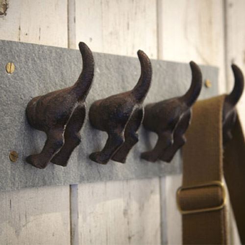 Dog Tail Coat Hooks
