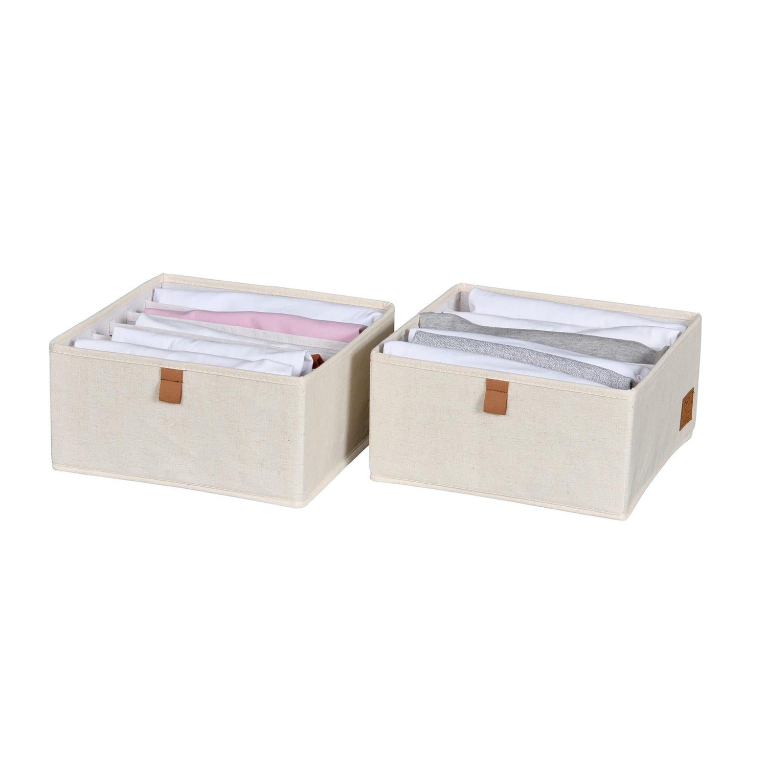 Set of 2 Drawer Organisers with 6 Compartments - Not A Boring Box APFE