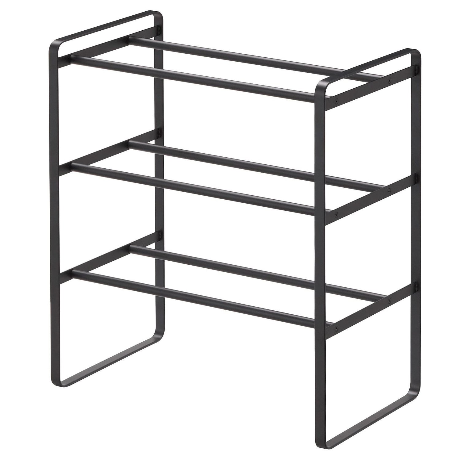 3 - Tier Extending and Stacking Shoe Rack - Not A Boring Box APFE