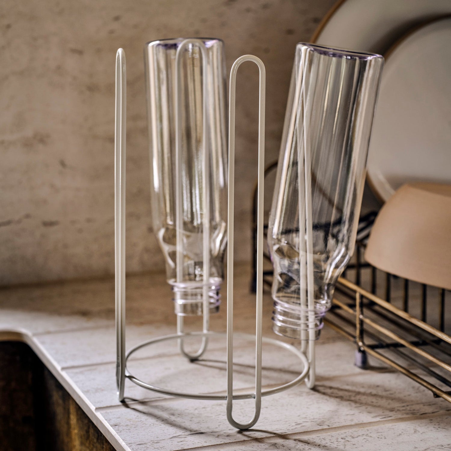 Brompton Bottle Dryer - Chalk