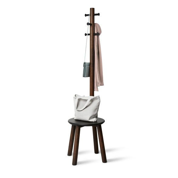 Coat Stand and Stool - Pillar - Not A Boring Box