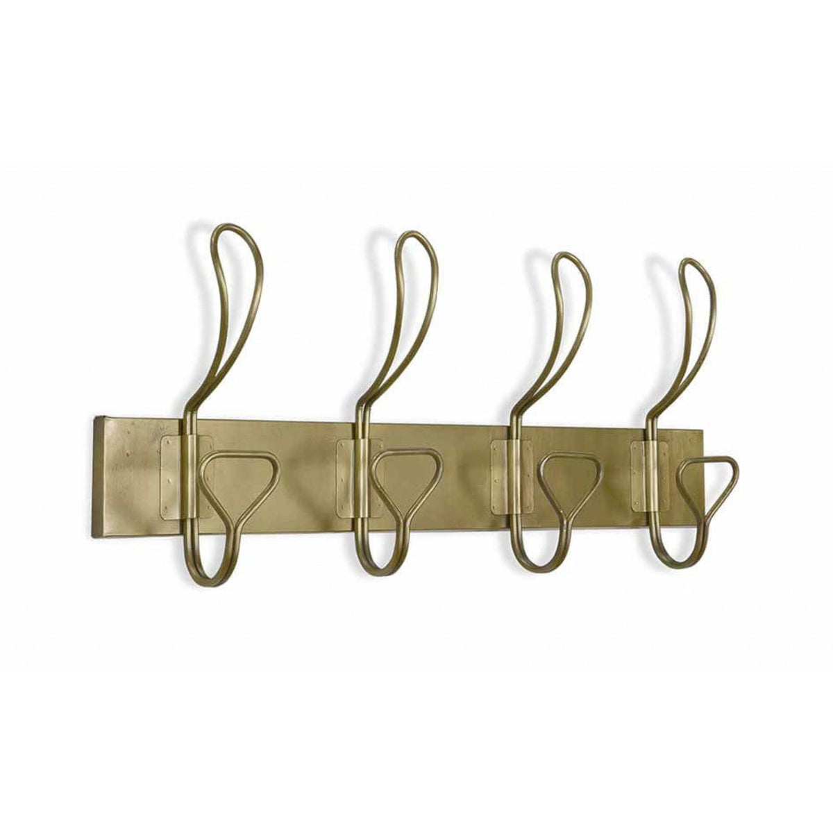 Brompton Hook Rail – Antique Brass