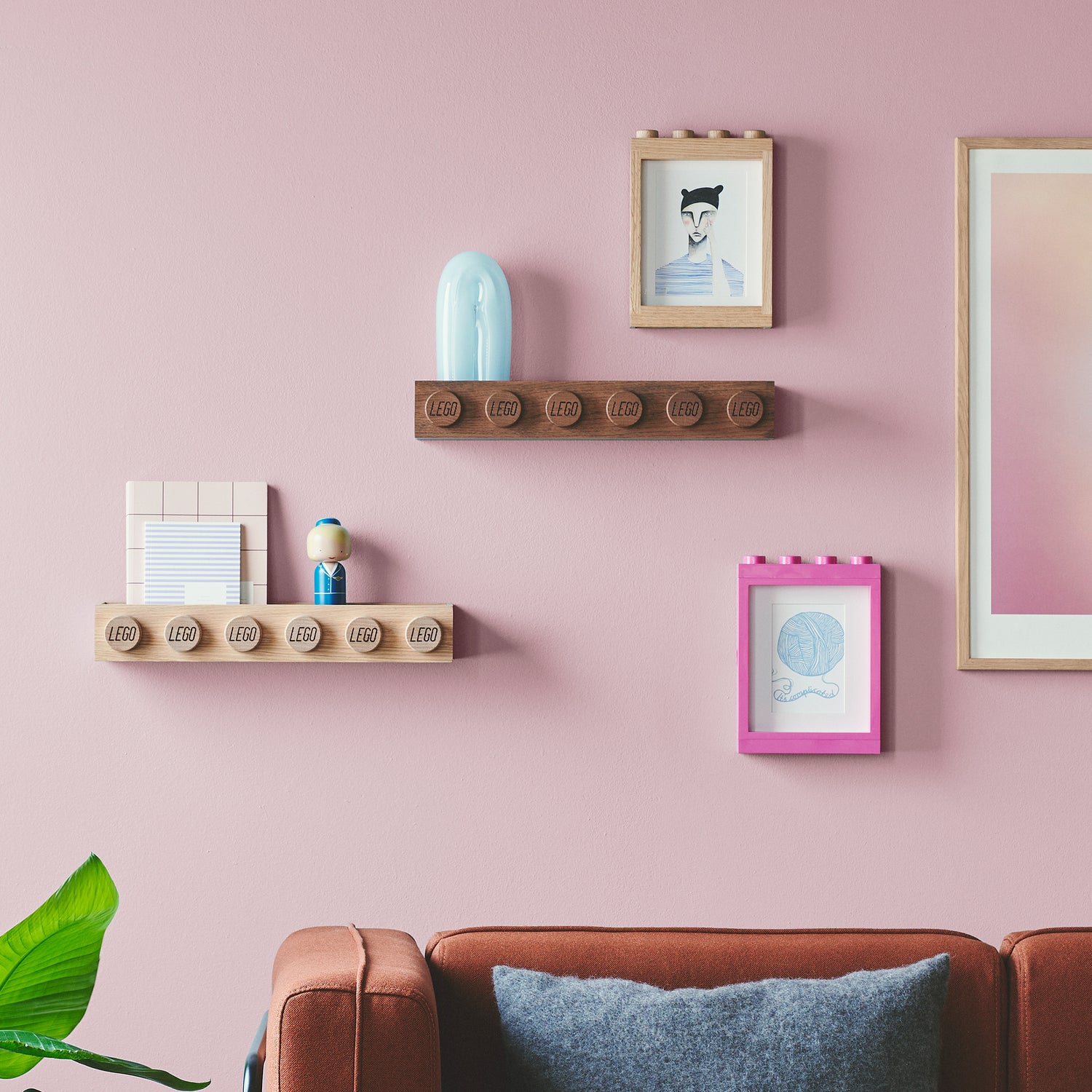 Wooden LEGO Photo Frame - Not A Boring Box