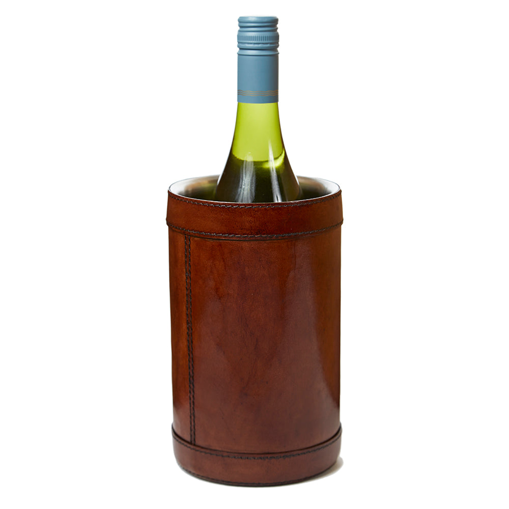 Leather Wine Cooler - Not A Boring Box