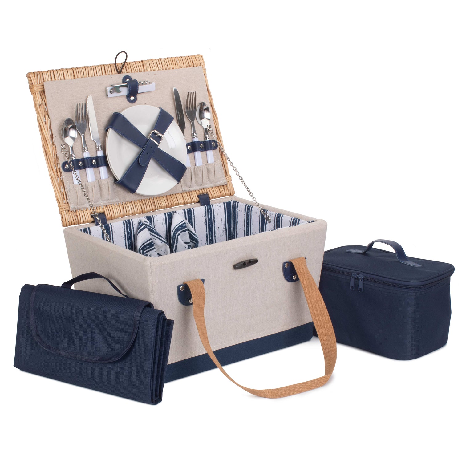 2 Person Picnic Hamper Nautical