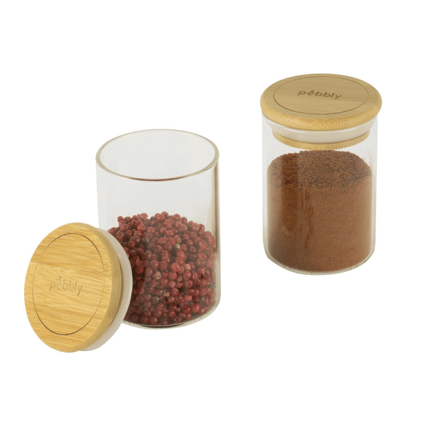 Glass Spice Jars - Set of 3 - Not A Boring Box APFE
