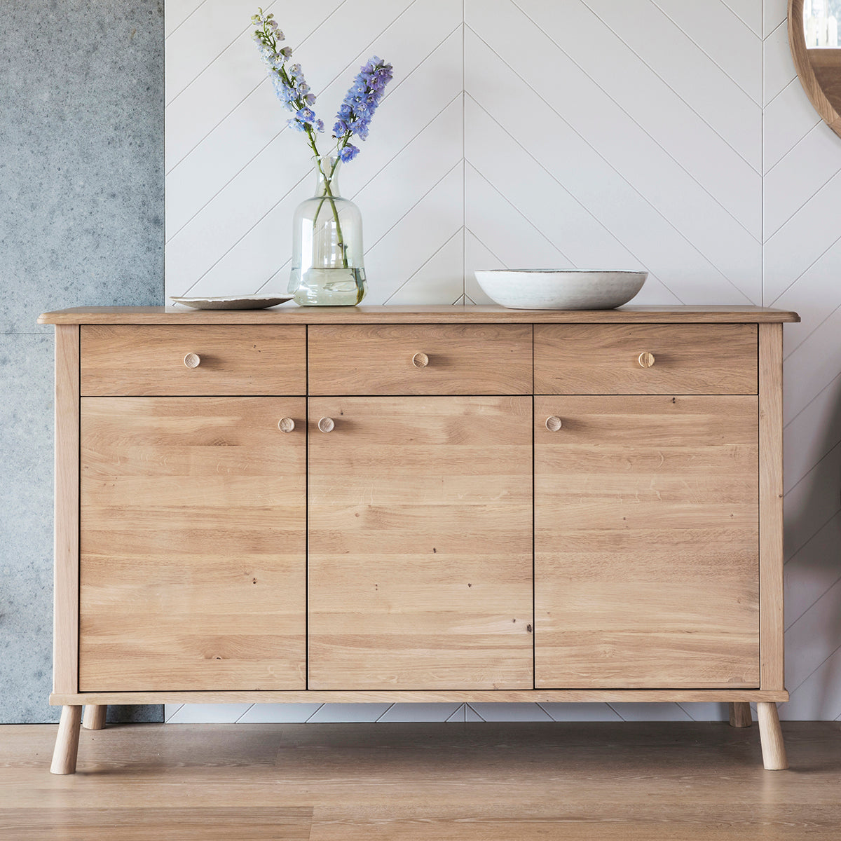 3 Door 3 Drawer Sideboard Marlow - Not A Boring Box
