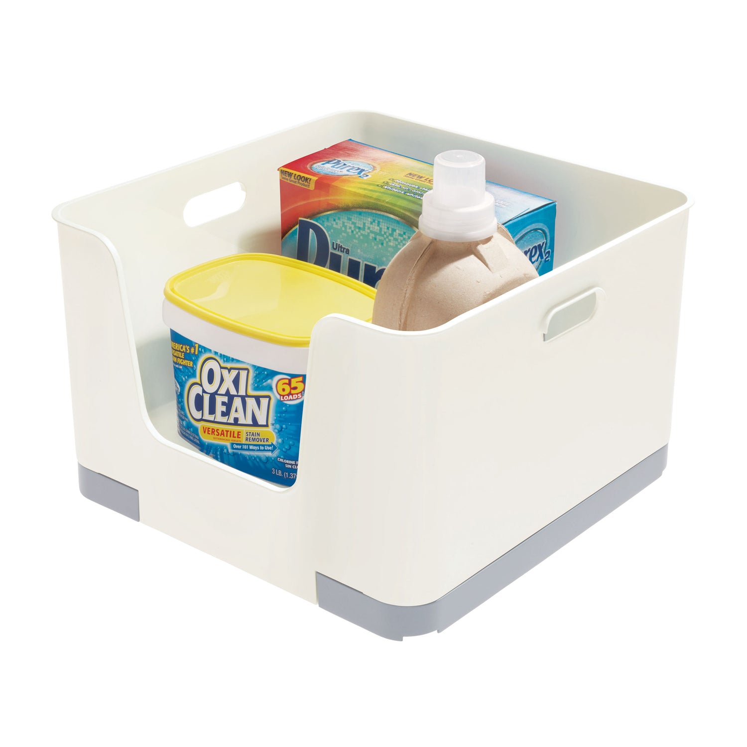 Stackable Storage Basket Open Front - Not A Boring Box