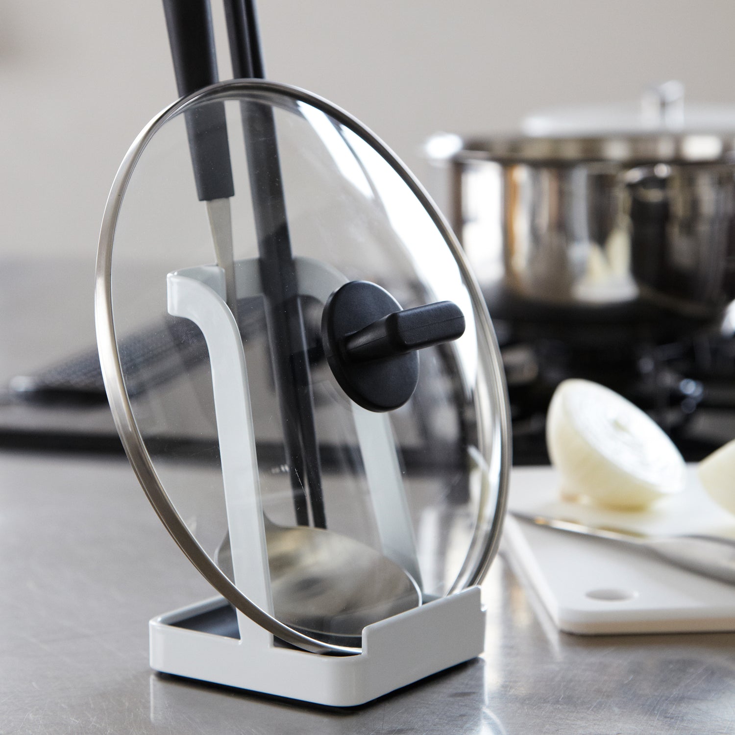 Ladle And Pan Lid Stand - Not A Boring Box