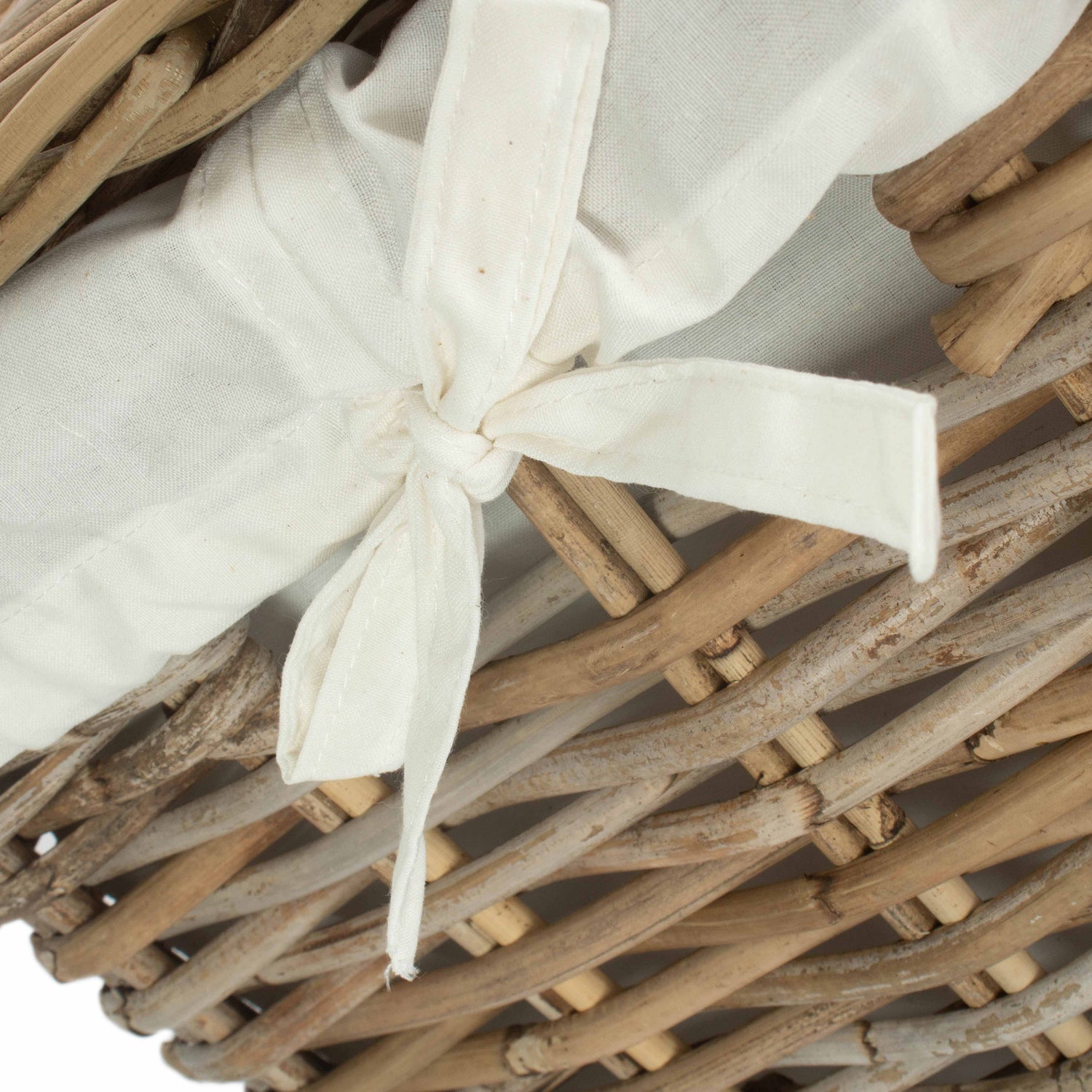 Rattan Laundry Hamper With Lid Small - Not A Boring Box
